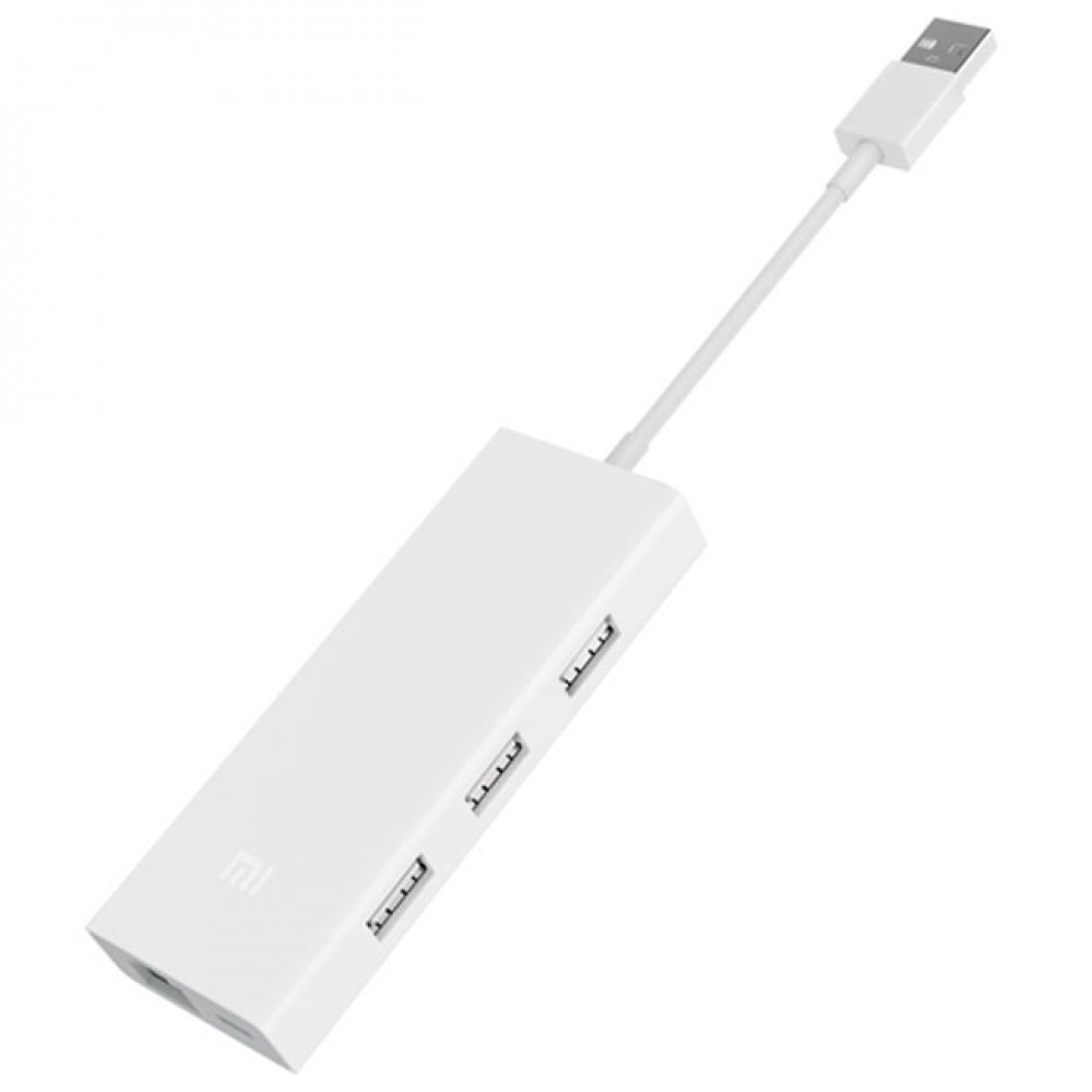 Адаптер MI USB 3.0 Hub with Gigabit Ethernet Multi-Adapter (RJ45+3 USB)
