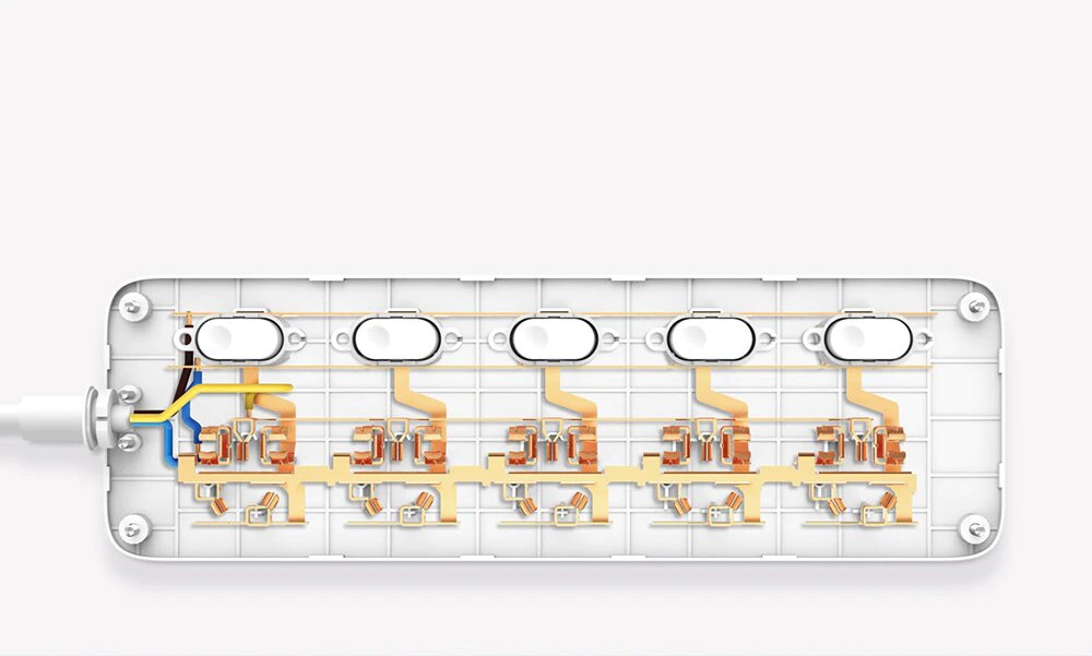 Удлинитель Xiaomi Mijia Power Strip (4 розетки) (MJCXB4-02QM)